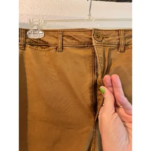 Old Navy Camel Tan Extra High Rise Cropped Wide Leg Comfy Pants Size 8 thumbnail 7