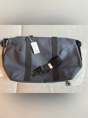 NWT Rains Hilo Weekend Overnight Bag size small waterproof Navy thumbnail 13