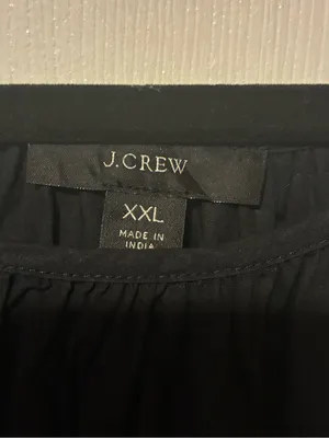 J.CREW HALTER MAXI DRESS, SIDE POCKETS, BLACK RUFFLES thumbnail 4