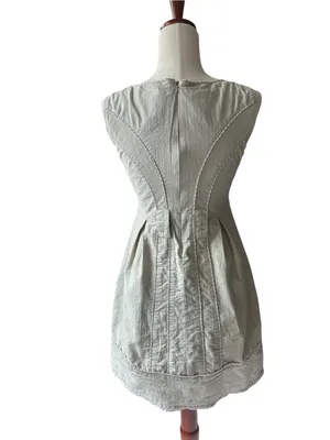 Anthropologie Brand Y2K Beaubois utility button-front mini dress thumbnail 4