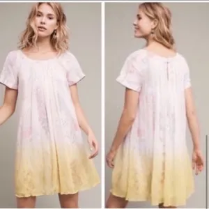 Anthropologie HD Paris‎ Chroma floral ombré dress thumbnail 4