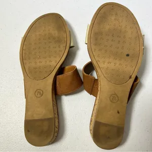 DV Dolce Vita Pris 2-Tone Vegan Leather Cork Wedges thumbnail 8