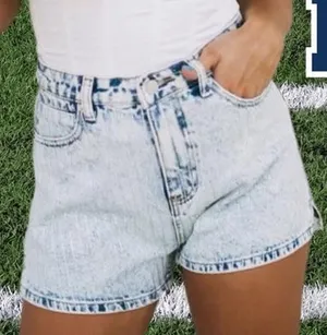 These Three Boutique Sequin denim shorts thumbnail 1