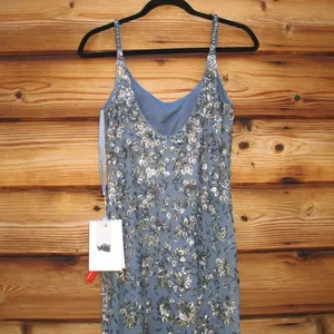 NWT Mac Duggal 5477 Womens Floral Embellished Scoop Neck Evening Gown Dress thumbnail 12