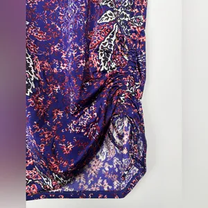 Athleta‎ Vibrant Blue and Red Patterned Top thumbnail 4
