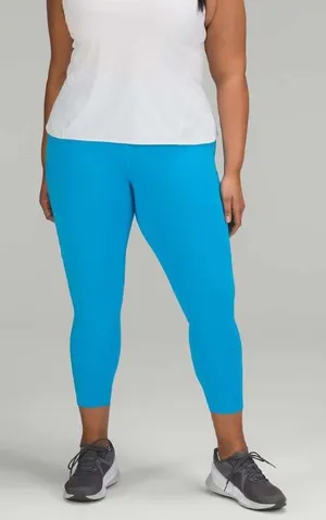 Lululemon Fast and Free 25” High-Rise Leggings in Azure thumbnail 1