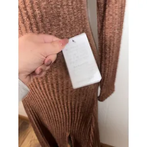 astr the label kylie dress brown ribbed midi slit nwt‎ small thumbnail 3