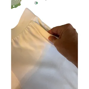 Haven Well Within White Knit Lounge Pants Small Wide Leg Travel Cotton thumbnail 7