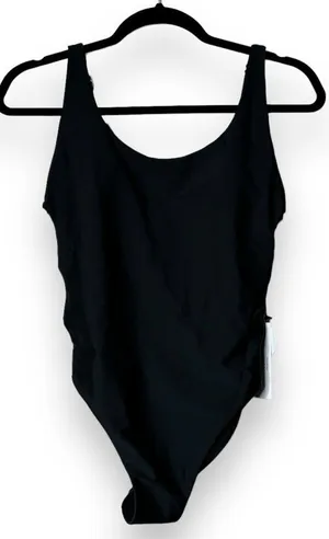 Swiminista Peaceful Black One Piece Gold Hardware with‎ Cutouts Sz S thumbnail 1