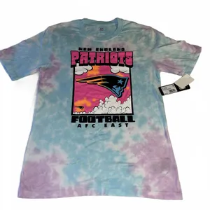 New New England Patriots NFL Football Tie-Dye Graphic T-Shirt Woman’s XL Pats thumbnail 1