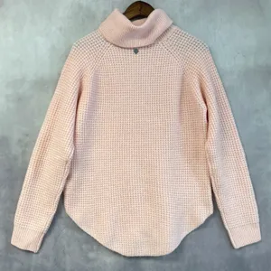 KUHL Women Sienna Waffle Knit Turtleneck Sweater Size‎ M Cozy Outdoor Hygge thumbnail 2