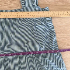 Nation LTD Large Camille Midi‎ Sundress Spritz Stripe Mint Blue Tiered Resort thumbnail 11