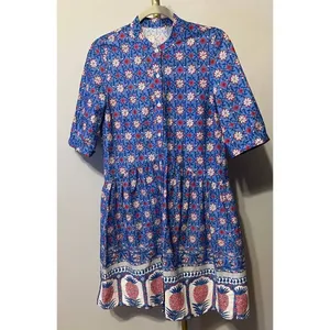 CUTE Pineapple Shirt Mini Dress Sz. XS thumbnail 2