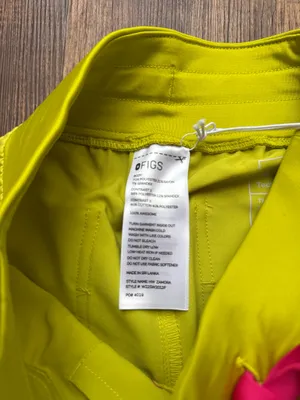 NWT FIGS Women’s Limeade Green High Waisted Zamora Jogger Scrub Pants-XXS Petite thumbnail 5