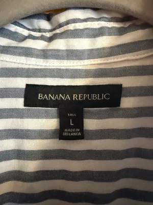 Banana Republic Striped Button Down thumbnail 4