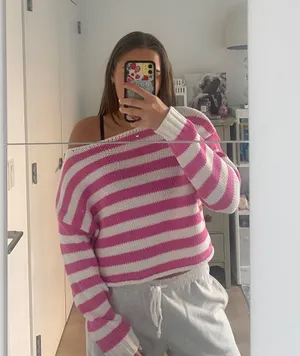 Aerie Off The Shoulder Crochet Sweater thumbnail 2