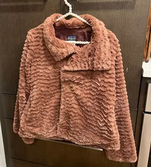 Patagonia Pelage Jacket Mauve Women's Size small Curly Fleece Zip‎ thumbnail 1