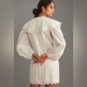 Farm Rio Long-Sleeve Embellished Collared Mini Dress thumbnail 2