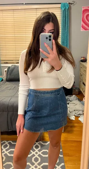 Mini Denim Skirt thumbnail 1