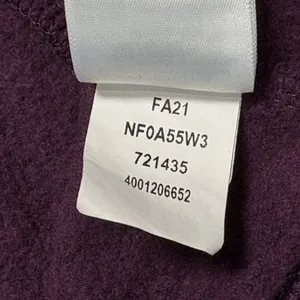 The North Face Womens Hoodie Pullover Purple Logo Graphic Cotton‎ Blend Size S thumbnail 6