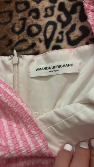 Amanda Uprichard Dress Mini Pink thumbnail 3