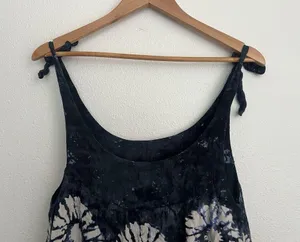 Free People Desert Winds Tie-Dye Midi Dress Boho Chic Lagenlook Festival Flowy M thumbnail 5