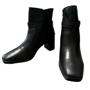 👢 Naturalizer Aimee Water Resistant Zip Bootie Black 10W 👢‎ thumbnail 3