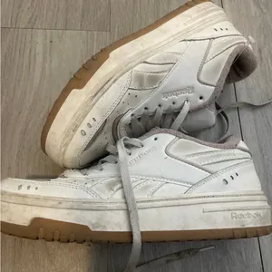 Reebok White and Blush Low-Top Sneakers thumbnail 2