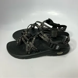 Chacos Zvolv x‎ 2 sandals black & white size 9 thumbnail 4
