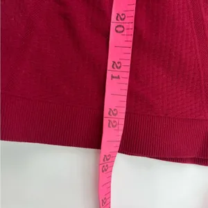 Athleta momentum seamless half zip red Long Sleeve Performance‎ Pullover Top S thumbnail 6
