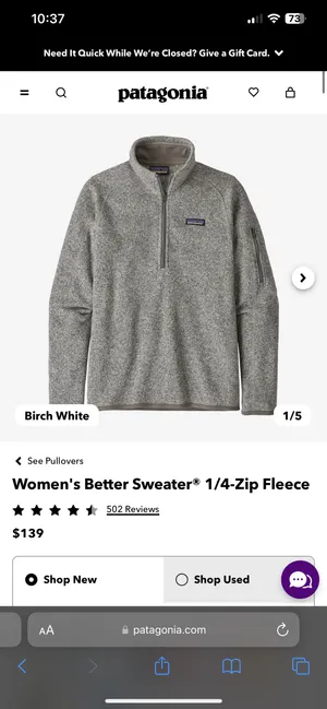 Patagonia Quarter Zip thumbnail 2