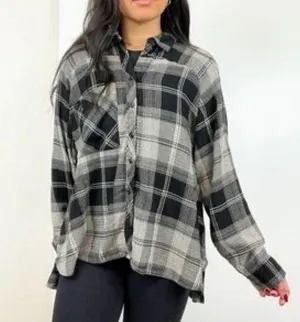 BDG urban outfitters button down long sleeve shirt size medium thumbnail 1