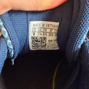 Adidas VL Court 3.0 Sneakers White Night Indigo Bandana Gum Bottom IH4809 Size 9 thumbnail 7