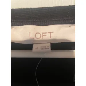 NWT Loft Women's Square Neck L/Sleeve Black Knit Top, Size M, $24, B51 thumbnail 3