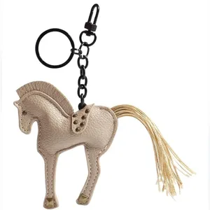 Tan horse keychain cowgirl western vibe thumbnail 1