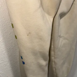Aviator Nation Haight Ashbury Sweatpants Cream Rainbow Logo‎ Relaxed Joggers M thumbnail 7