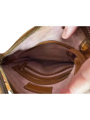Vintage Dooney & Bourke Tan Leather Crossbody Y2K thumbnail 5