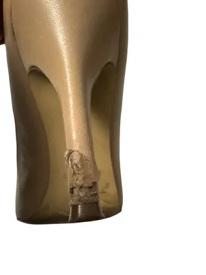 Nine West Beige Pointed-Toe Pumps thumbnail 3