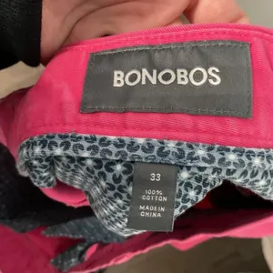 Bonobos Mens Chino Shorts Pink Solid Cotton Casual Size 33 thumbnail 4
