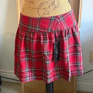 Boutique Plaid Bow Skirt thumbnail 2