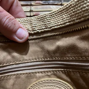 Fossil Preston Woven Straw and Leather Shopper Shoulder Bag thumbnail 12