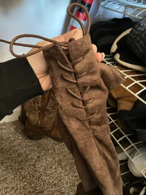 Knee Length Brown Boots Size 8 thumbnail 2