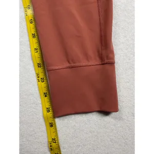 Vuori Daily Leggings Womens Large Orange High Rise Drawstring Yoga Pants thumbnail 8