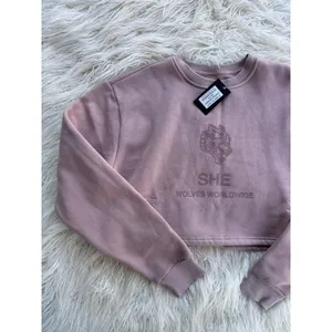 Darc Sport SHE Wolves Worldwide Crewneck Mauve Size Small thumbnail 3