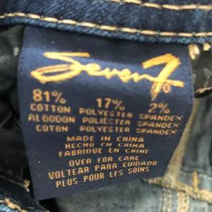 SEVEN 7 Low Rise Medium Wash Distressed Blue Denim Skinny Jeans Women's Size 28 thumbnail 8