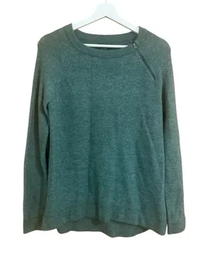 Abercrombie & Fitch Size Small Green Vintage Y2K knitted Sweater thumbnail 1