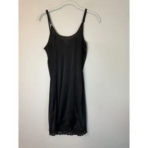 FIT Figure Improving Technology Black Lace Trimmed Slip SZ S NEW thumbnail 7