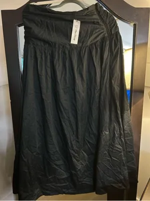 NEW The Drop Women's Long Gathered Skirt S thumbnail 1