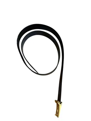 DIOR Women’s Vintage Brown Logo Gold Belt Size FR 38 / US 6 thumbnail 3