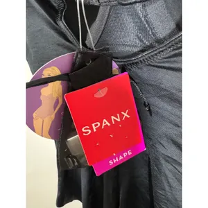Spanx Suit Your Fancy Strapless Cupped Brief Bodysuit 10205R Very Black Medium thumbnail 7
